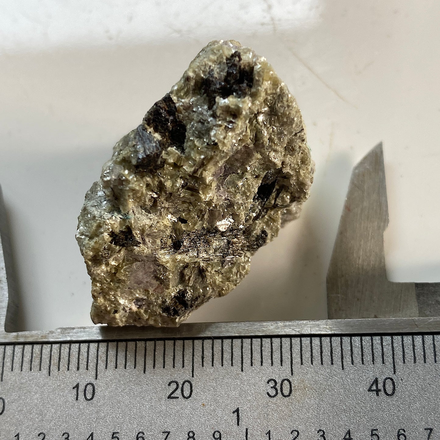 CASSITERITE ETC FROM WHEAL GORLAND, CORNWALL 15g MF2387