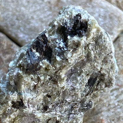 CASSITERITE ETC FROM WHEAL GORLAND, CORNWALL 15g MF2387