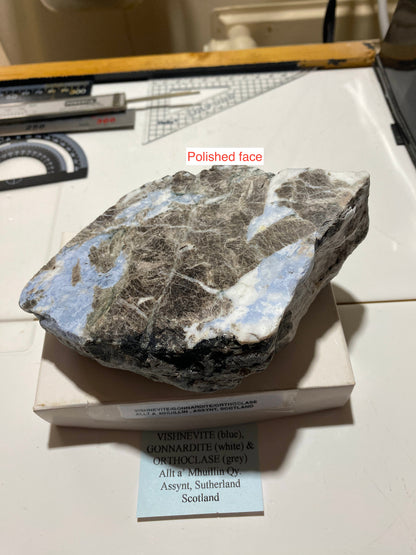 VISHNEVITE/GONNARDITE/ORTHOCLASE : ALLT A  MHUILLIN HIGHLAND, SCOTLAND 643g MF4840