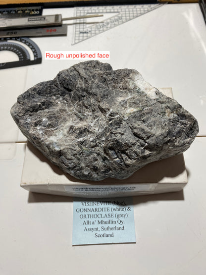 VISHNEVITE/GONNARDITE/ORTHOCLASE : ALLT A  MHUILLIN HIGHLAND, SCOTLAND 643g MF4840