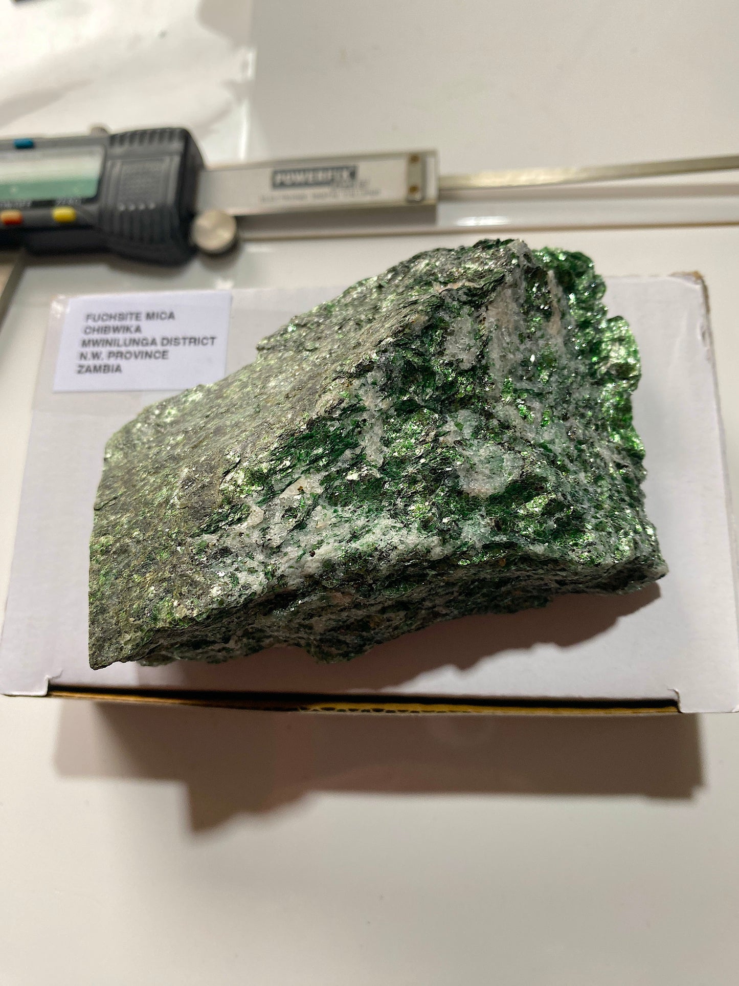 FUCHSITE MICA : CHIBWIKA, MWINILUNGA, N.W. PROVINCE, ZAMBIA 251g MF4842