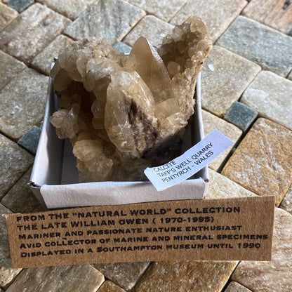 CALCITE - TON MAWR QUARRY, PENTYRCH, WALES. 90g MF2130