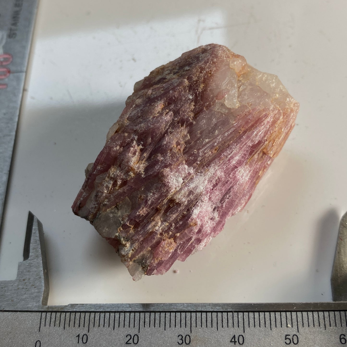 RUBELLITE TOURMALINE - STEWART MINE, PALA MINING DISTRICT, SAN DIEGO COUNTY, CALIFORNOIA, U.S.A.