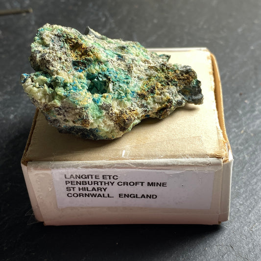 LANGITE ETC , PENBURTHY CROFT MINE, CORNWALL, ENGLAND 32g MF1578