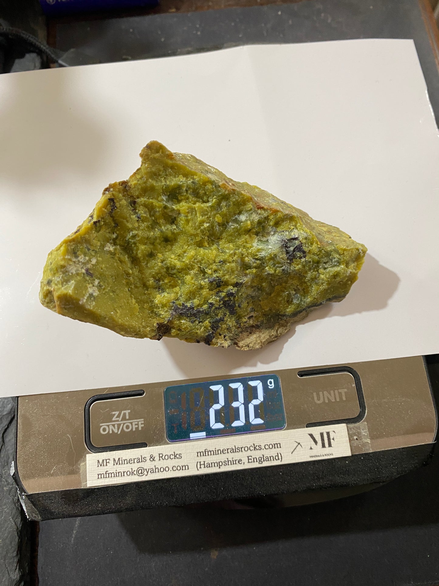LIZARDITE : DYPINGDAL, SNARUM, NORWAY. 232g MF4851
