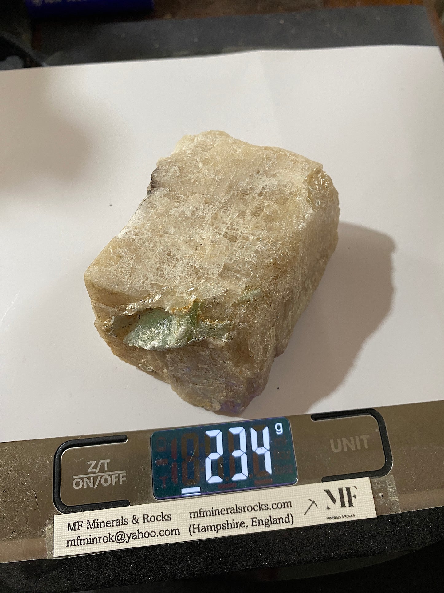 DOLOMITE WITH TALC : OTTA, INNCANDET COUNTY, NORWAY  234g MF4852