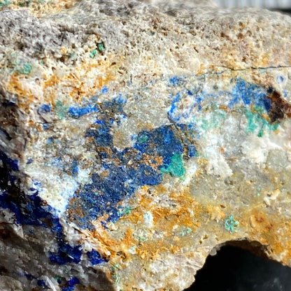 AZURITE ETC FROM CANNINGTON PARK QUARRY, SOMERSET, ENGLAND 130g MF1581