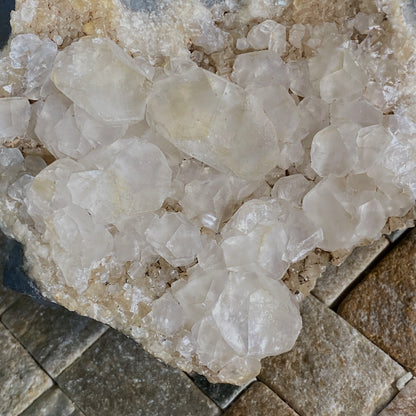 CALCITE IN JURASSIC CLAY - KIMMERIDGE BAY, DORSET HEAVY 733g. MF2119