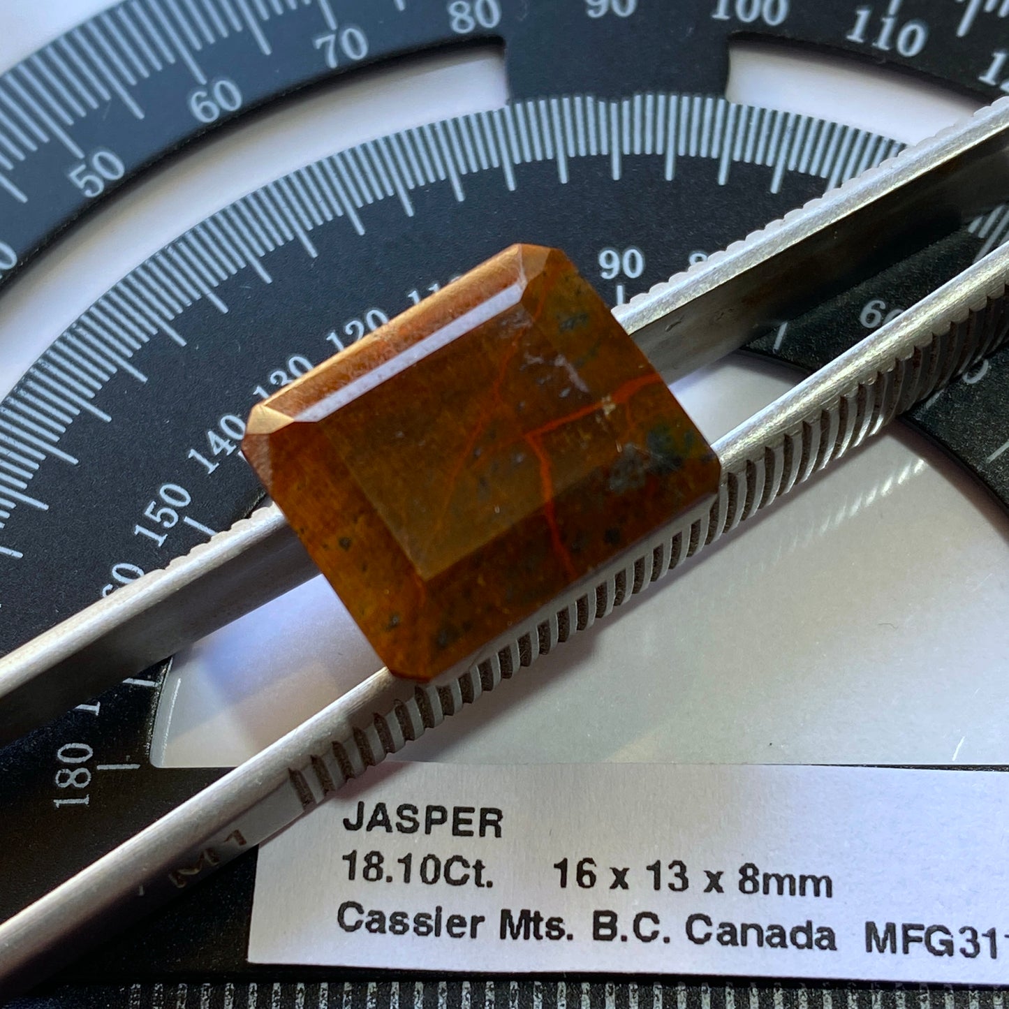 JASPER - CASSIER MOUNTAINS, BRITISH COLUMBIA, CANADA. 18.10Ct MFG3110