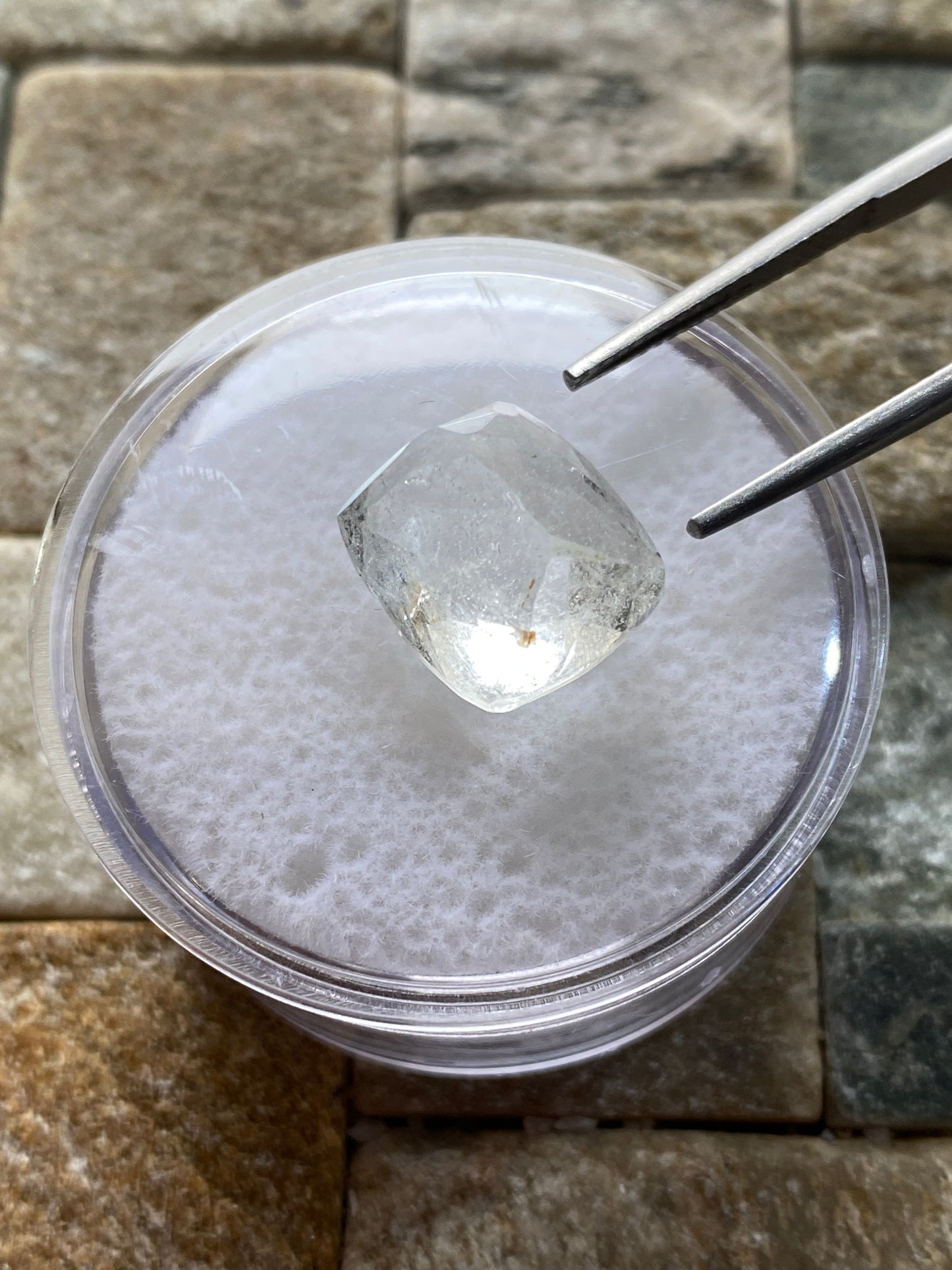 GOSHENITE BERYL NATURAL GEMSTONE : ERONGO MTS., NAMIBIA 8.15Ct. MFG4850