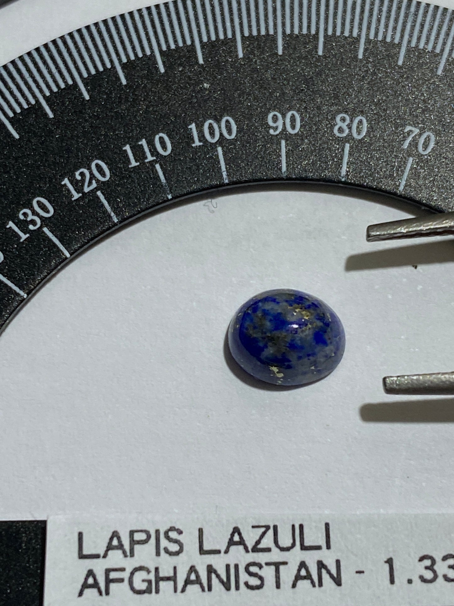 LAPIS LAZULI NATURAL GEMSTONE : BADAKHSHAN, AFGHANISTAN 1.33Ct MFG4852