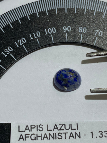 LAPIS LAZULI NATURAL GEMSTONE : BADAKHSHAN, AFGHANISTAN 1.33Ct MFG4852