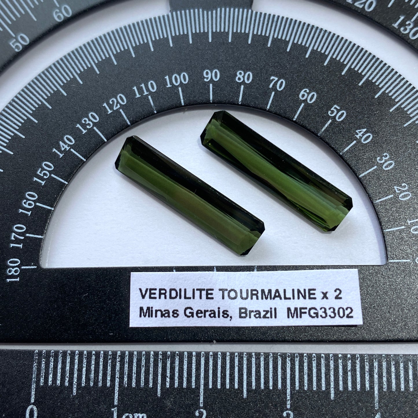 TOURMALINE GEMSTONES FINE QUALITY - ARACUAI, MINAS GERAIS, BRAZIL 6.59Ct. MFG3302