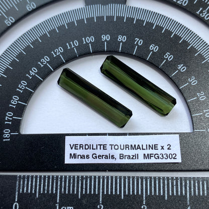 TOURMALINE GEMSTONES FINE QUALITY - ARACUAI, MINAS GERAIS, BRAZIL 6.59Ct. MFG3302