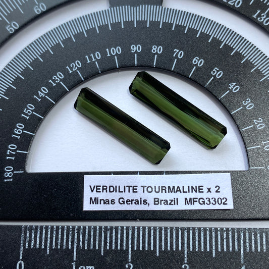 TOURMALINE GEMSTONES FINE QUALITY - ARACUAI, MINAS GERAIS, BRAZIL 6.59Ct. MFG3302