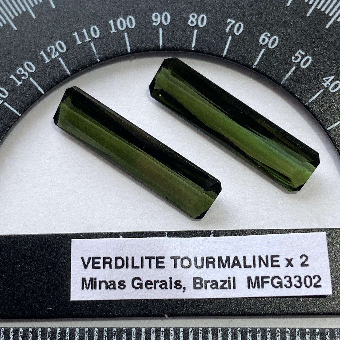 TOURMALINE GEMSTONES FINE QUALITY - ARACUAI, MINAS GERAIS, BRAZIL 6.59Ct. MFG3302