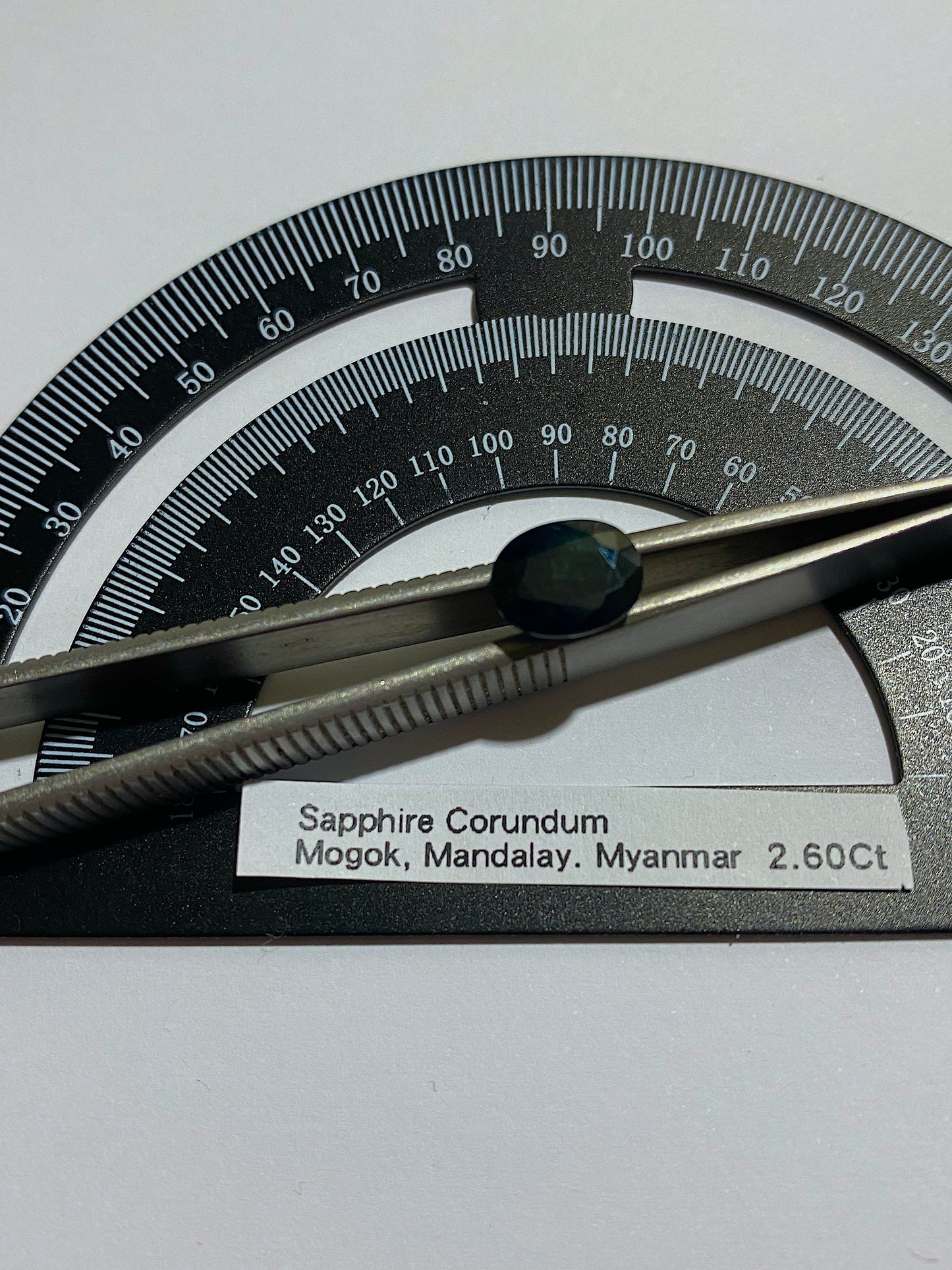 SAPPHIRE CORUNDUM NATURAL GEMSTONE : MOGOK, MANDALAY, MYANMAR 2.60Ct MFG4853