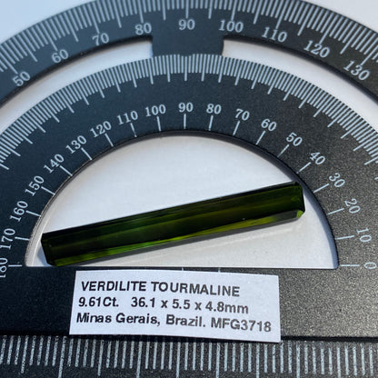 TOURMALINE CRYSTAL GEMSTONE - MINA DO GAVILAN, MINAS GERAIS, BRAZIL 9.61Ct MFG3718