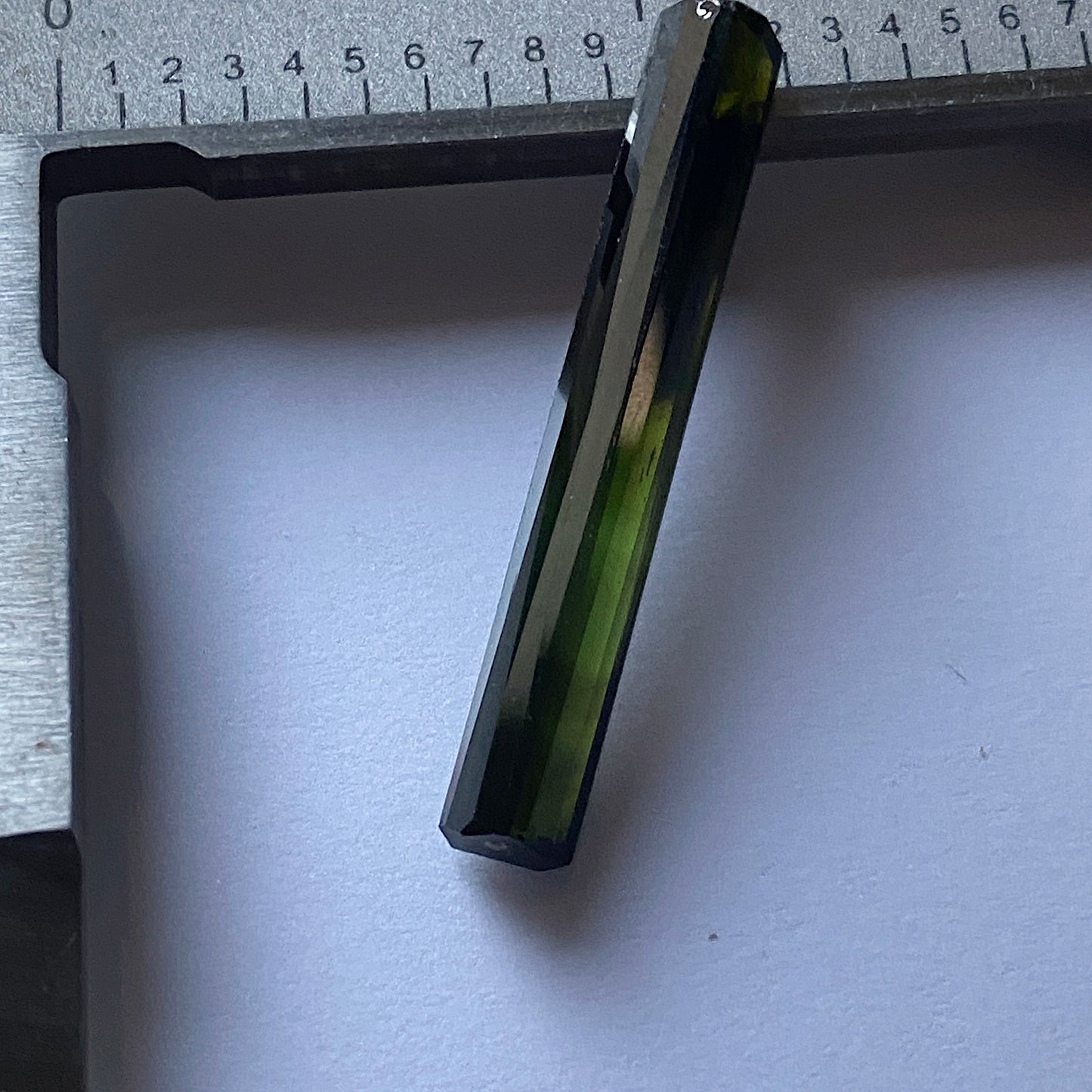 TOURMALINE CRYSTAL GEMSTONE - MINA DO GAVILAN, MINAS GERAIS, BRAZIL 9.61Ct MFG3718