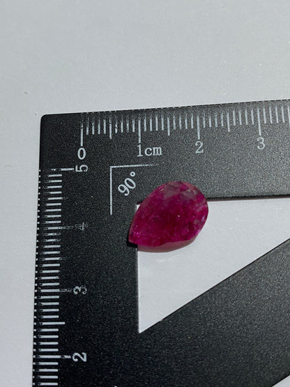RUBY CORUNDUM NATURAL GEMSTONE : ANDREFANA, MADAGASCAR 3.45Ct MFG4855