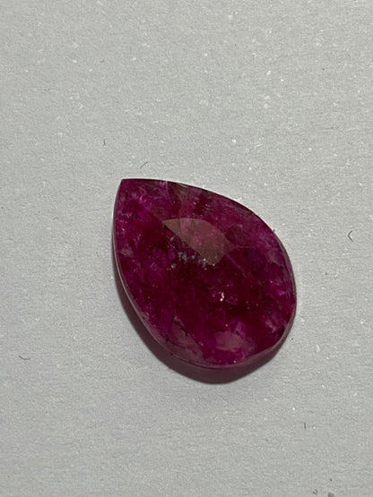 RUBY CORUNDUM NATURAL GEMSTONE : ANDREFANA, MADAGASCAR 3.45Ct MFG4855