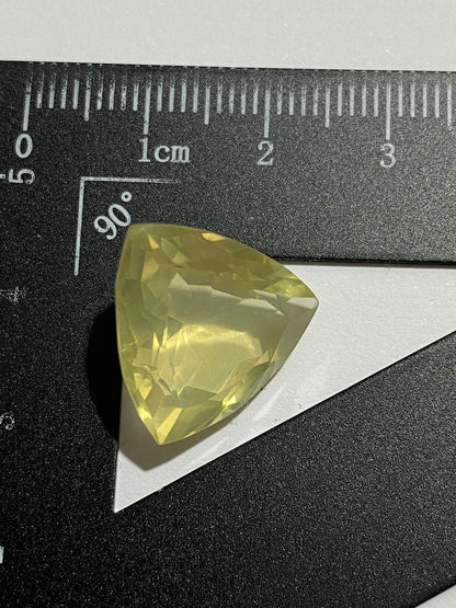 CITRINE QUARTZ NATURAL GEMSTONE : DIAMANTINA, MINAS GERAIS, BRAZIL 12.35Ct MFG4856