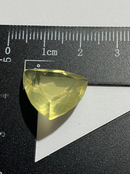 CITRINE QUARTZ NATURAL GEMSTONE : DIAMANTINA, MINAS GERAIS, BRAZIL 12.35Ct MFG4856