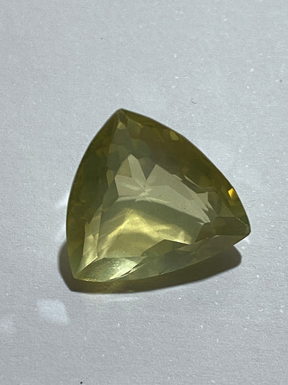 CITRINE QUARTZ NATURAL GEMSTONE : DIAMANTINA, MINAS GERAIS, BRAZIL 12.35Ct MFG4856