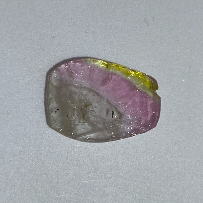 TOURMALINE GEMSTONE SLICES x 19 - MINAS GERAIS, BRAZIL  80Ct MFG3775