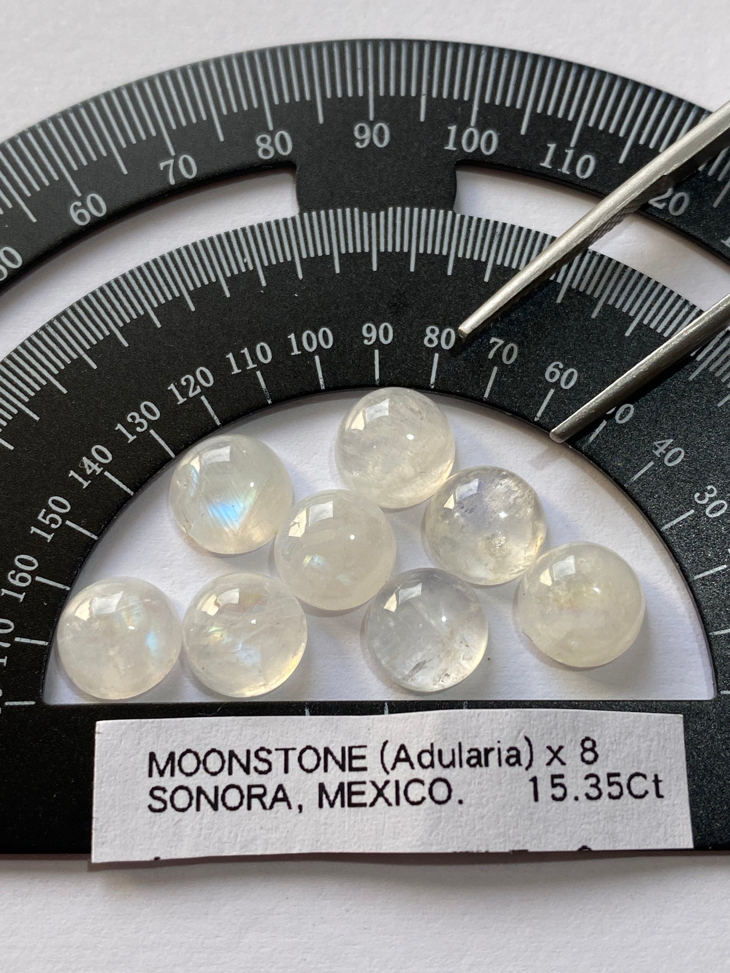 MOONSTONES [ADULARIA] NATURAL GEMSTONES : MEXICO 15.35Ct MFG4858