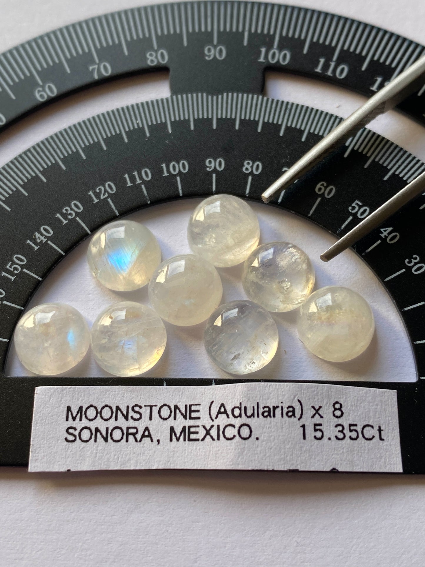 MOONSTONES [ADULARIA] NATURAL GEMSTONES : MEXICO 15.35Ct MFG4858
