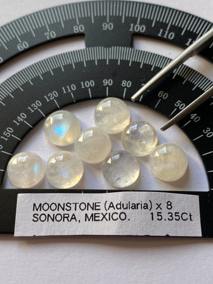 MOONSTONES [ADULARIA] NATURAL GEMSTONES : MEXICO 15.35Ct MFG4858
