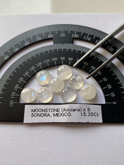 MOONSTONES [ADULARIA] NATURAL GEMSTONES : MEXICO 15.35Ct MFG4858