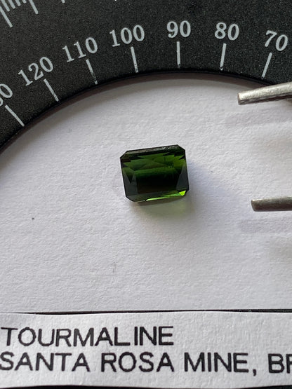 TOURMALINE NATURAL GEMSTONE : SANTA ROSA MINE, MINAS GERAIS, BRAZIL 1.00Ct MFG4861