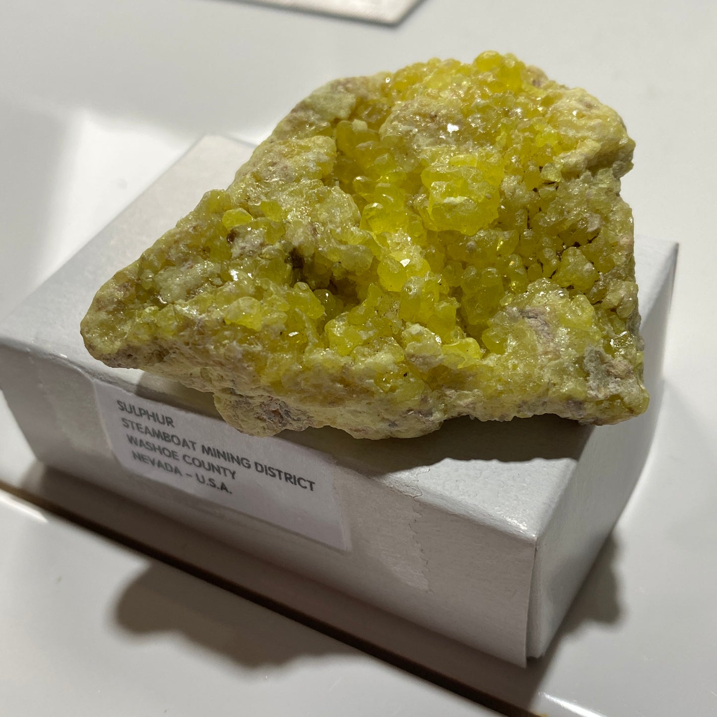 SULPHUR - STEAMBOAT MINING DISTRICT, NEVADA, U.S.A.  60g MF2157