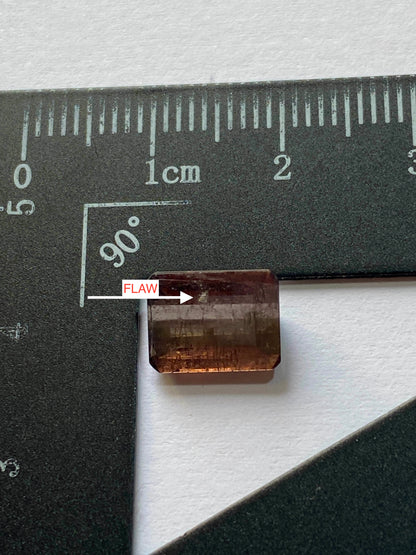TOURMALINE NATURAL MINED GEMSTONE : SANTA ROSA MINE, MINAS GERAIS, BRAZIL 2.60Ct MFG4863