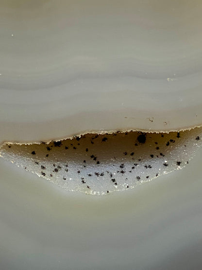 AGATE QUARTZ WITH DENDRITES : DRACOV, LIBEREC REGION, CZECH REPUBLIC 1195g MF4745