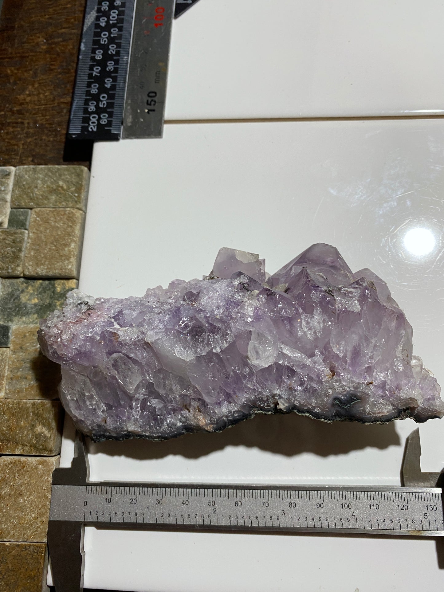 AMETHYST QUARTZ CRYSTAL ASSEMBLAGE : PIEDRA PARADA, MEXICO 474g MF4746
