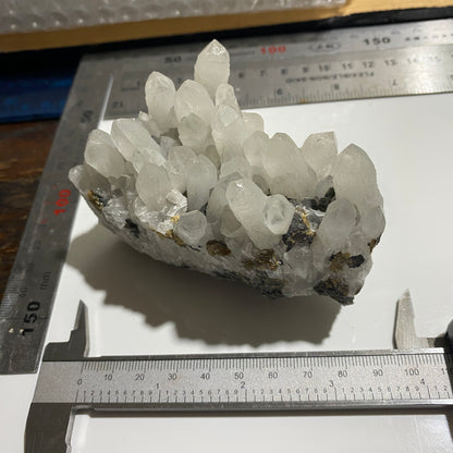 QUARTZ WITH SPHALERITE [ETC]  - GREYSTONES, LEZANT, CORNWALL 396g MF2146