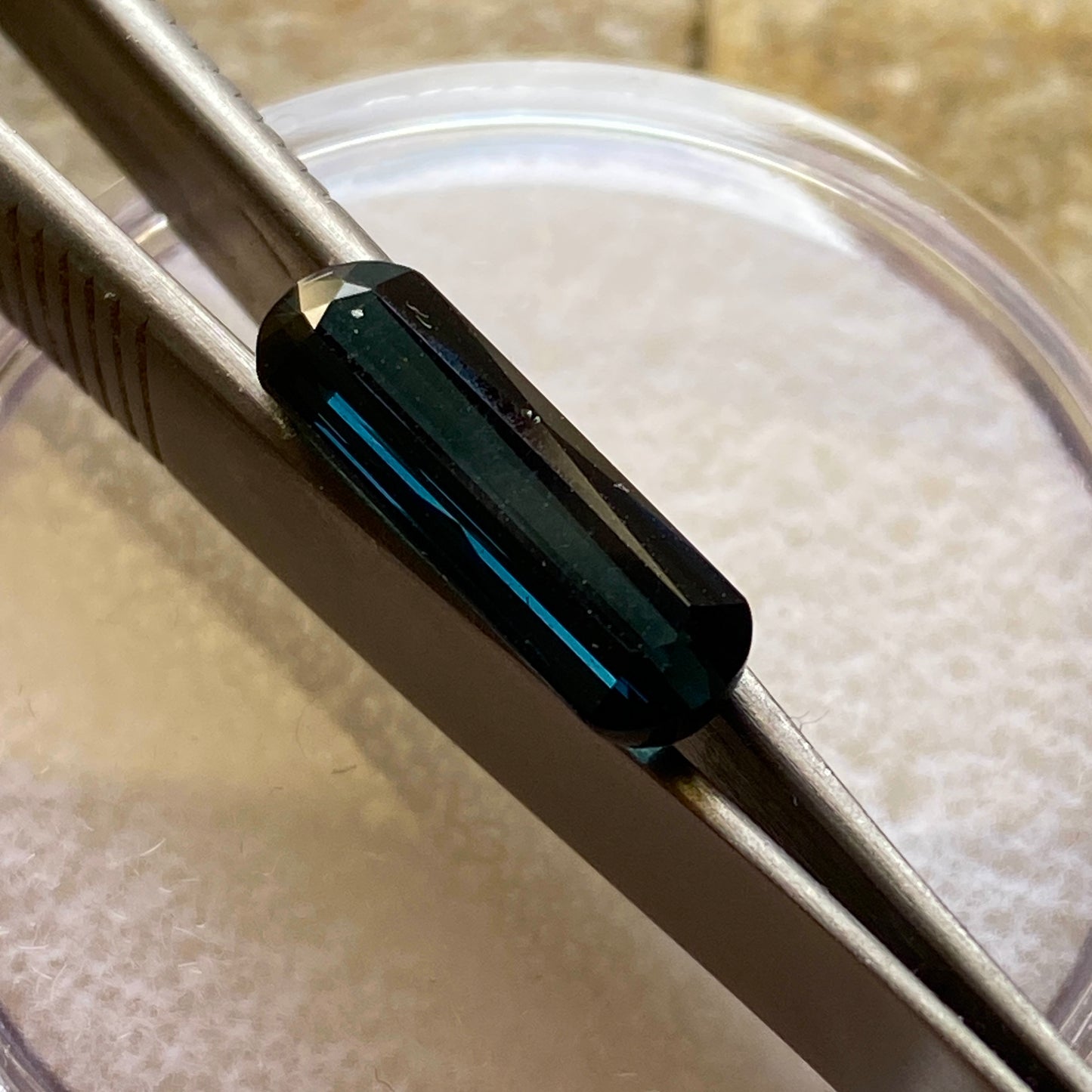 INDICOLITE TOURMALINE GEMSTONE - MINA DO GAVILAN, CORONEL MURTA, MINAS GERAIS, BRAZIL 2.78Ct MFG3536