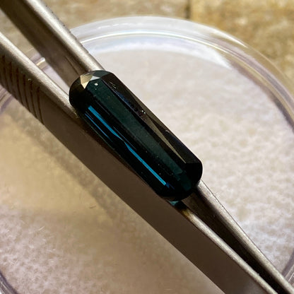 INDICOLITE TOURMALINE GEMSTONE - MINA DO GAVILAN, CORONEL MURTA, MINAS GERAIS, BRAZIL 2.78Ct MFG3536