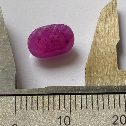 RUBY CORUNDUM GEMSTONE - LONGIDO, ARUSHA, TANZANIA 3.12Ct MFG3720