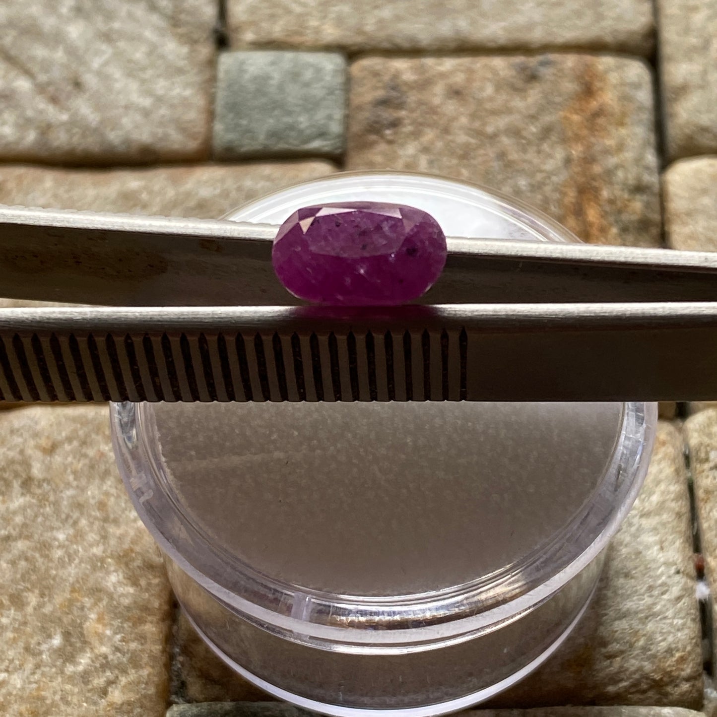 RUBY CORUNDUM GEMSTONE - LONGIDO, ARUSHA, TANZANIA 3.12Ct MFG3720