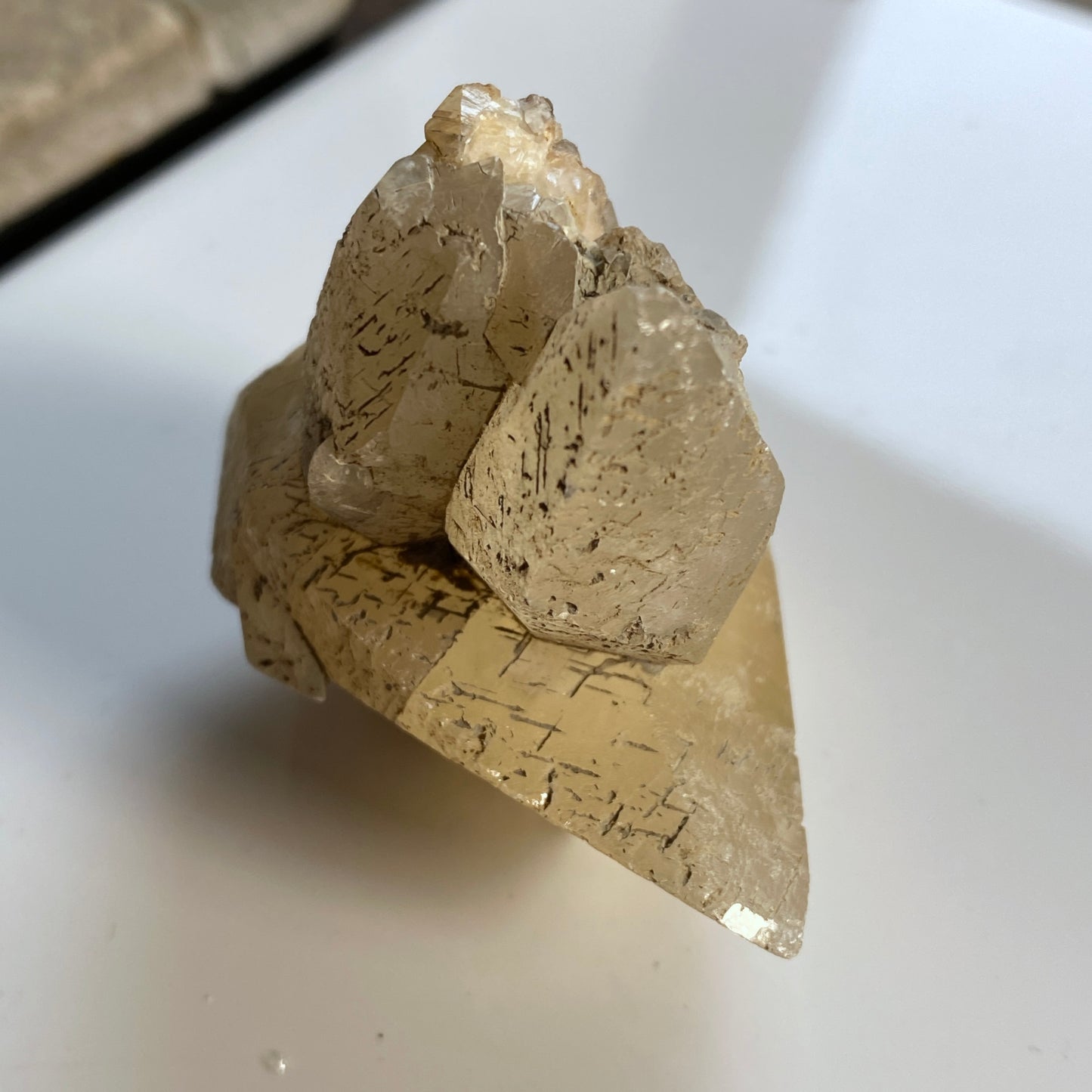 CALCITE CRYSTAL ASSEMBLAGE  - TON MAWR QUARRY, PENTYRCH, WALES