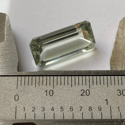 PRASIOLITE QUARTZ NATURAL GEMSTONE - MONTEZUMA, MINA SGERAIS, BRAZIL 9.08Ct MFG3451