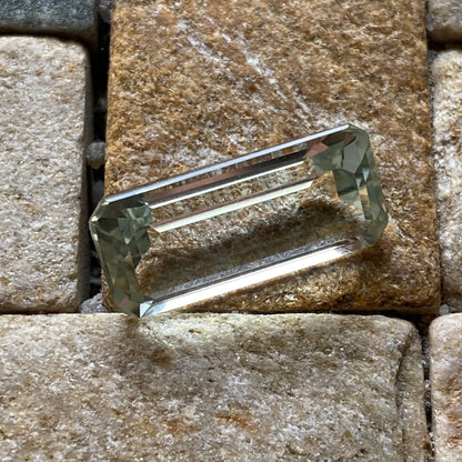 PRASIOLITE QUARTZ NATURAL GEMSTONE - MONTEZUMA, MINA SGERAIS, BRAZIL 9.08Ct MFG3451