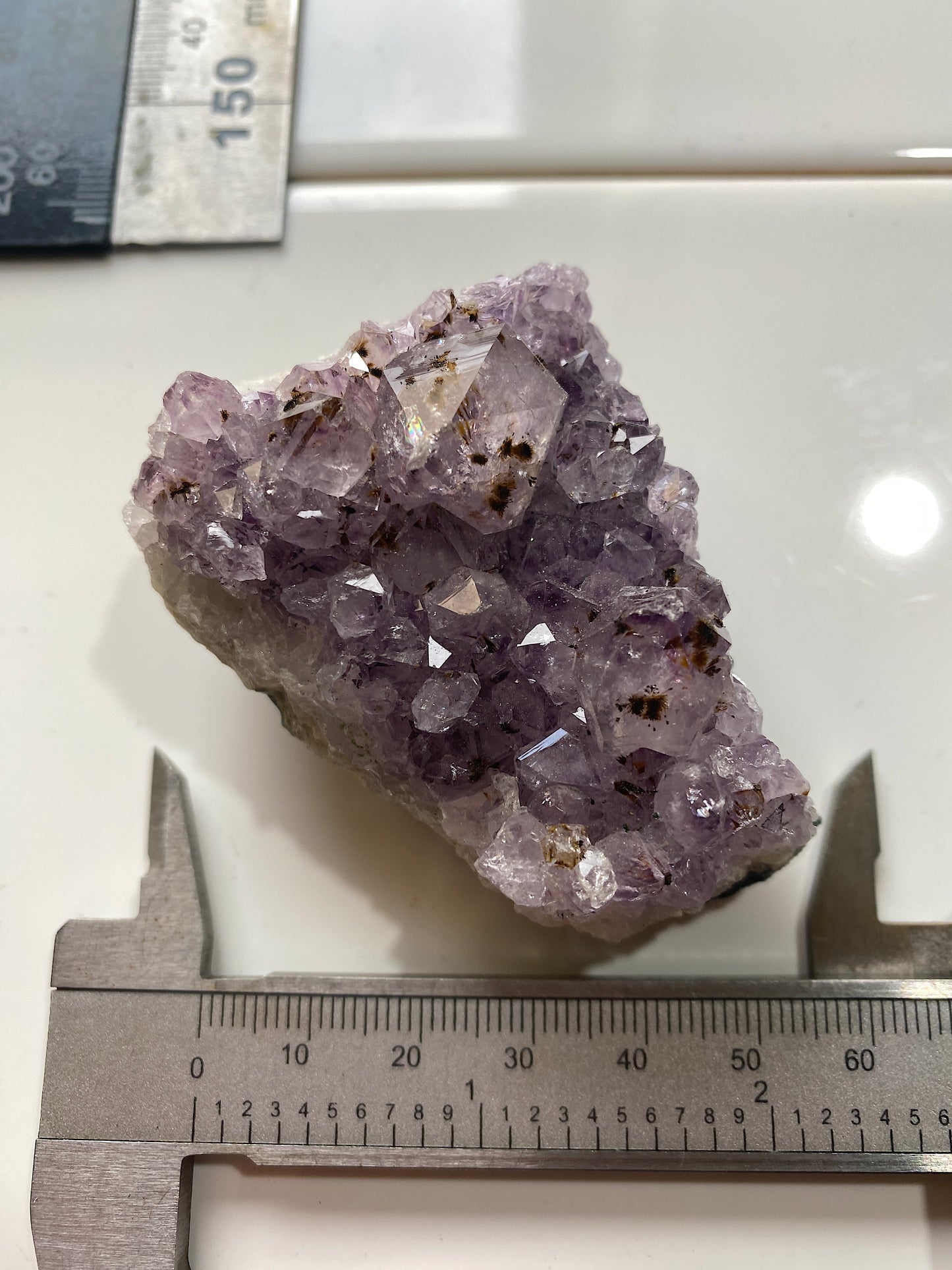 AMETHYST x 3 : IRAI, RIO GRANDE DO SUL, BRAZIL 260g. MF4754