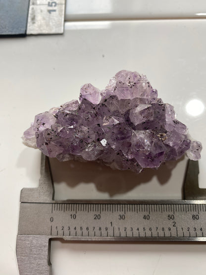 AMETHYST x 3 : IRAI, RIO GRANDE DO SUL, BRAZIL 260g. MF4754