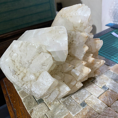 CALCITE CRYSTAL ASSEMBLAGE - TONMAWR QUARRY, WALES: SUBSTANTIAL 3242g MF2147