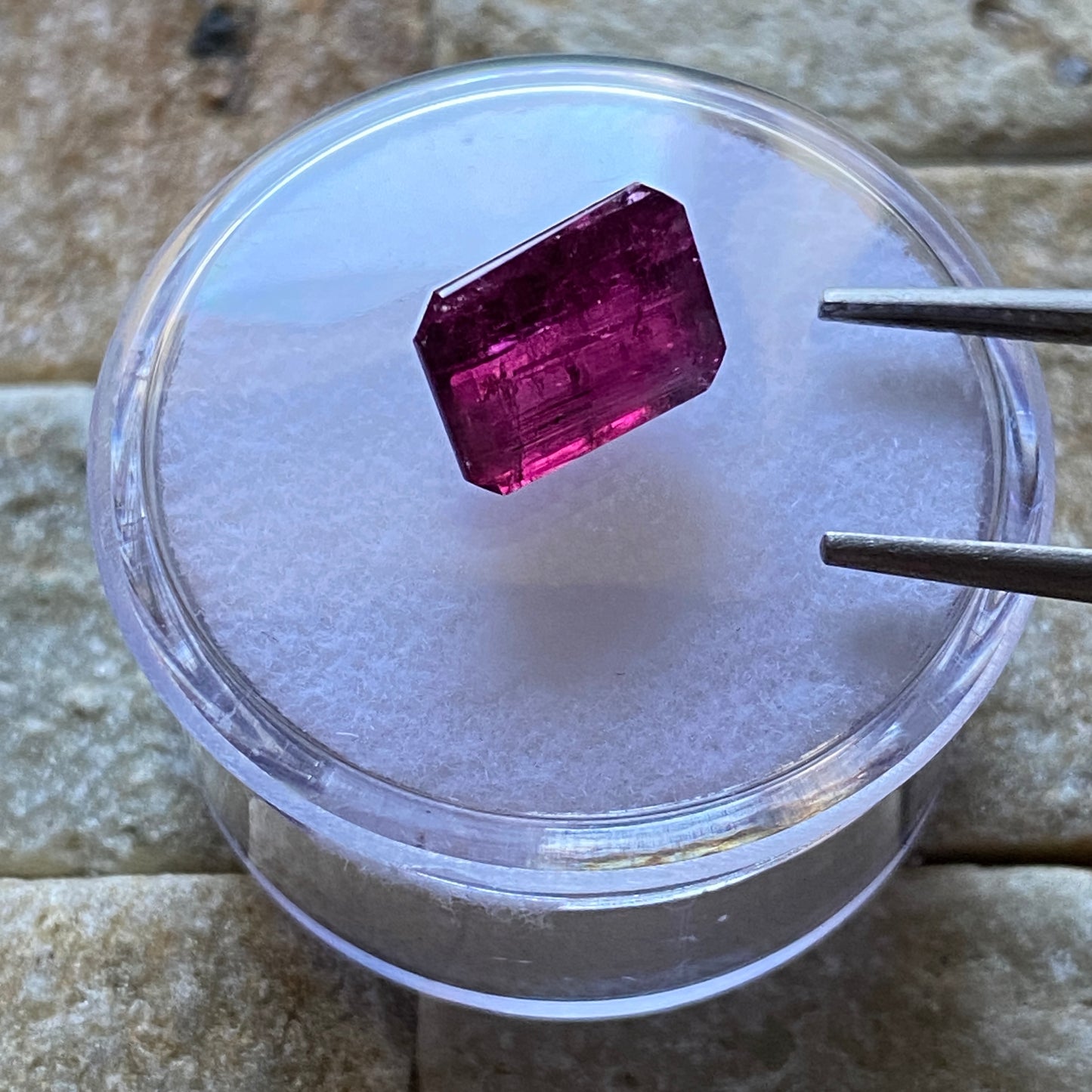 MAGENTA TOURMALINE NATURAL GEMSTONE - CONSELHEIRO, MINAS GERAIS, BRAZIL 3.70Ct. MFG3276